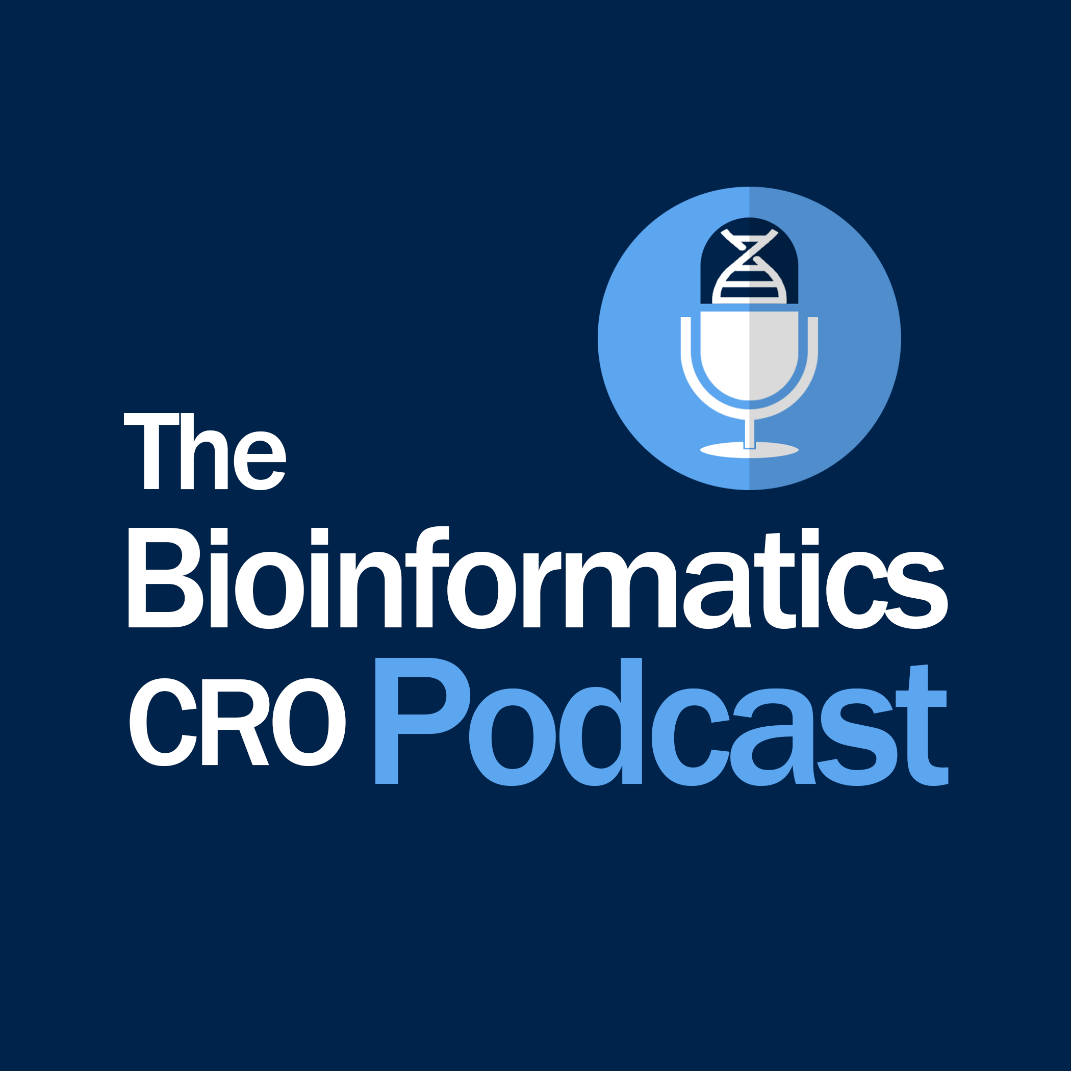 The Bioinformatics CRO Podcast Logo