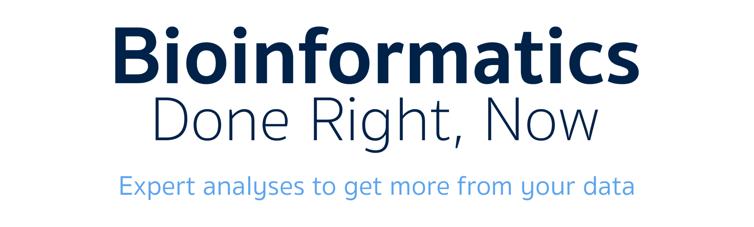 Expert analyses to get more from your data